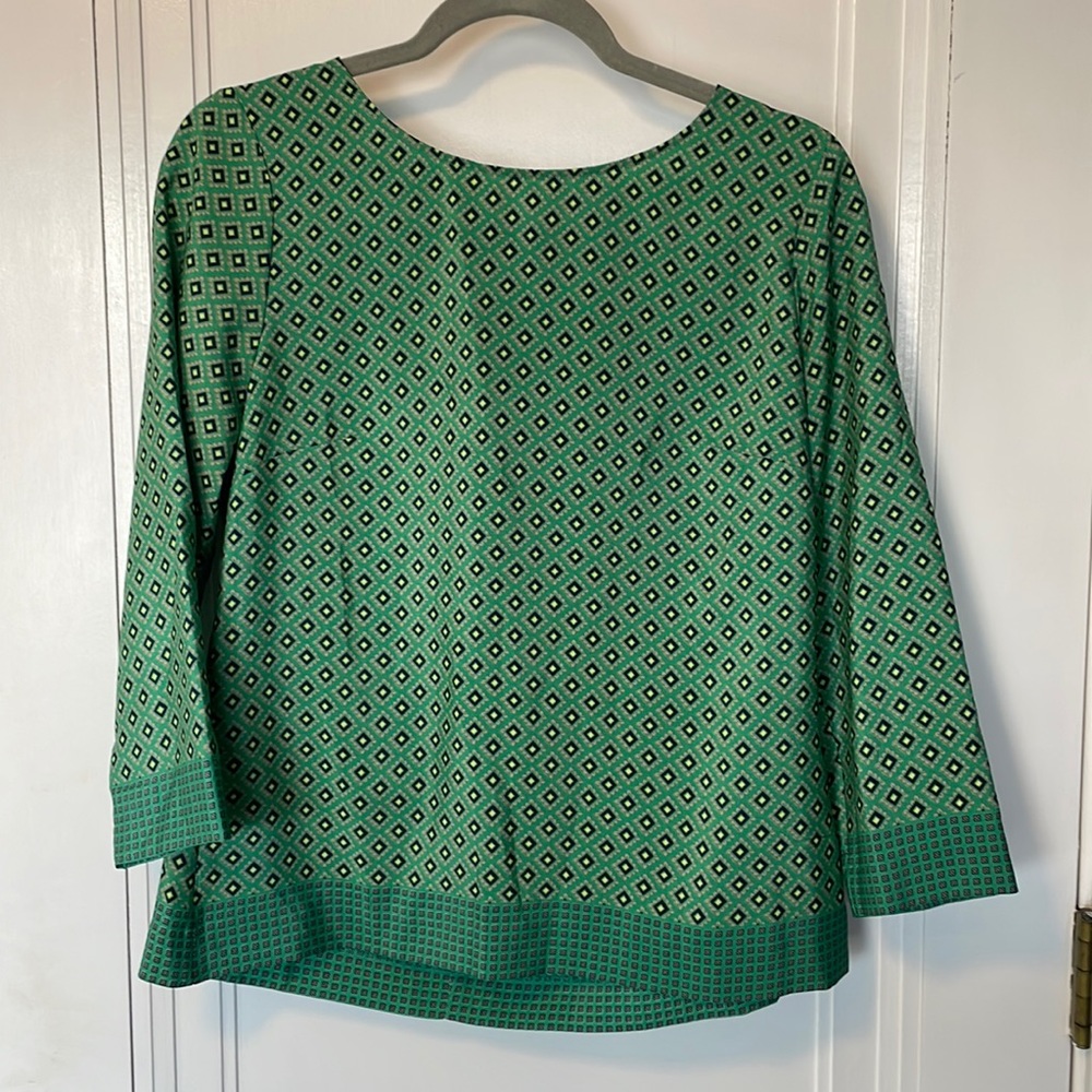 J.Crew green blouse